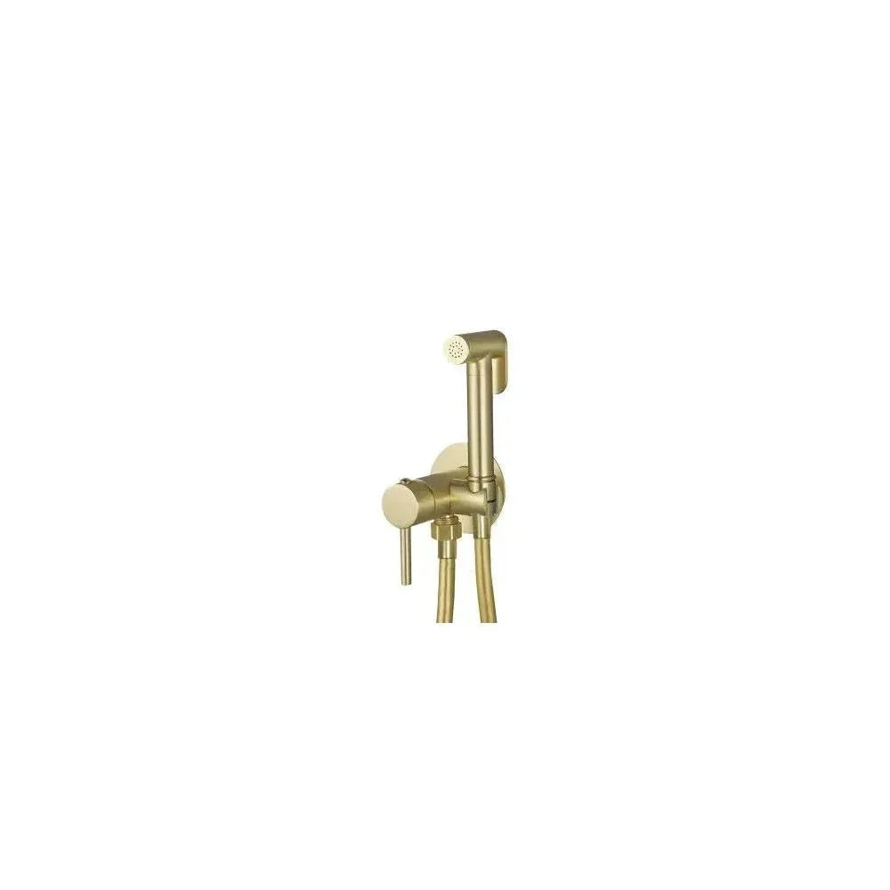Grifo de bidet empotrado en latón y acero inoxidable en dorado cepillado Guadiana de Valaz - Marca Valaz en MerkiMarket