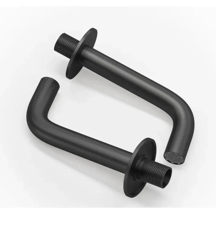 VALAZ Deva Robinet de salle de bain encastré mural finition noir mat