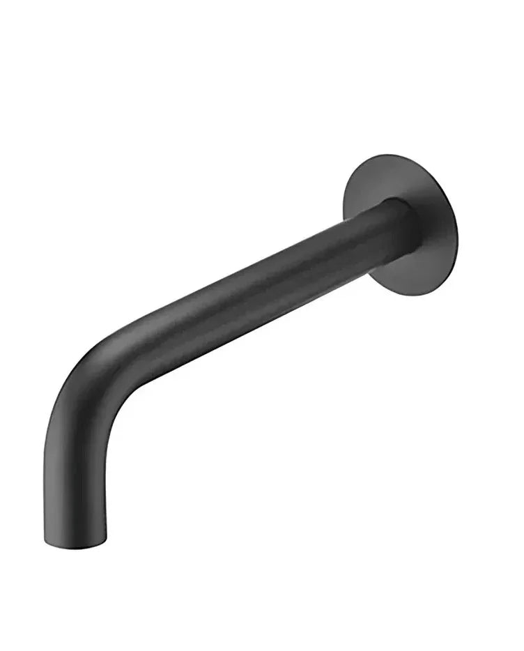 VALAZ Besaya Robinet de bain rond encastré mural en laiton avec finition noir mat