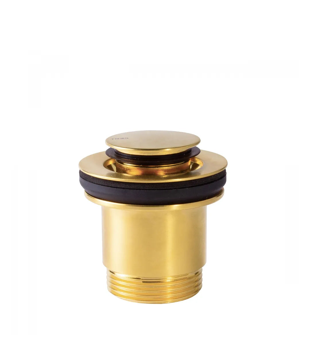 Válvula de desagüe para lavabo con opción apertura permanente acabado oro mate Click Clack Simple Rapid Tres 0