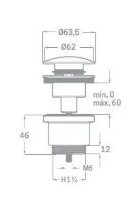 Válvulas clic clac compactas blancas Källa 1