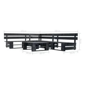 vidaxl_277420_set_de_muebles_de_palés_para_jardín_de_4_piezas_fabricado_en_madera_de_pino_en_color_negro_2