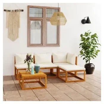 vidaxl_3057633_conjunto_para_jardín_de_5_piezas_de_mesa_con_sofás_en_madera_de_acacia_con_cojines_color_crema_1