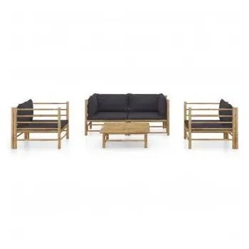 vidaxl_3058208_conjunto_de_muebles_de_exterior_5_piezas_de_bambú_con_cojines_gris_oscuro_1