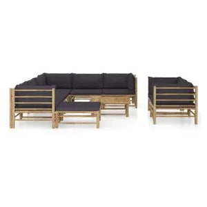 vidaxl_3058222_set_de_muebles_para_el_jardín_de_10_piezas_fabricados_en_bambú_con_cojines_de_color_gris_oscuro_1