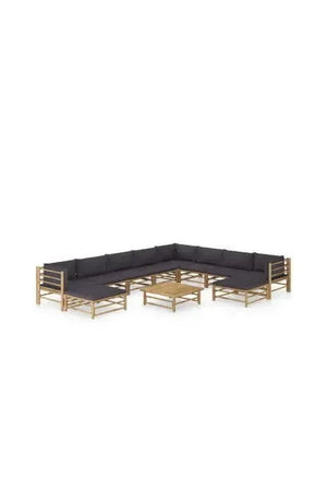 vidaxl_3058224_set_de_muebles_para_el_jardín_de_11_piezas_fabricado_en_bambú_con_cojines_en_color_gris_oscuro_0