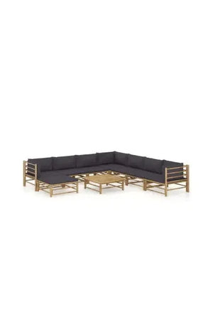 vidaxl_3058230_juego_de_muebles_para_el_jardín_de_7_piezas_fabricados_en_bambú_con_cojines_de_color_gris_oscuro_0