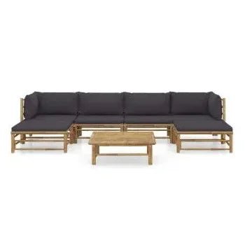 vidaxl_3058232_set_de_muebles_para_el_jardín_de_7_piezas_fabricados_en_bambú_con_cojines_de_color_gris_oscuro_1