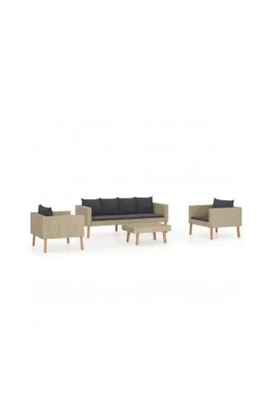vidaxl_3059328_juego_de_muebles_para_jardín_de_4_piezas_acabado_beige_con_cojines_gris_antracita_0
