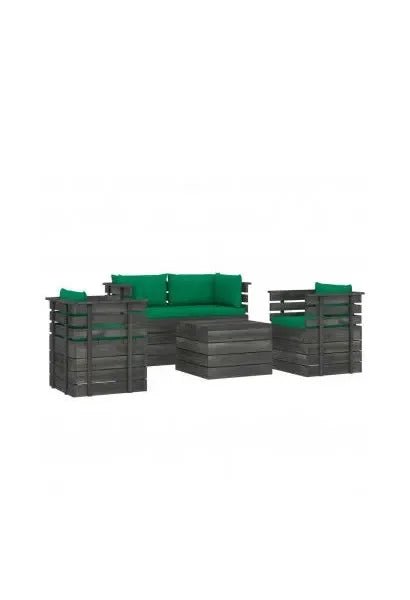 vidaxl_3061820_conjunto_de_muebles_de_palés_para_jardín_de_madera_maciza_pino_con_cojines_verdes_vida_xl_0
