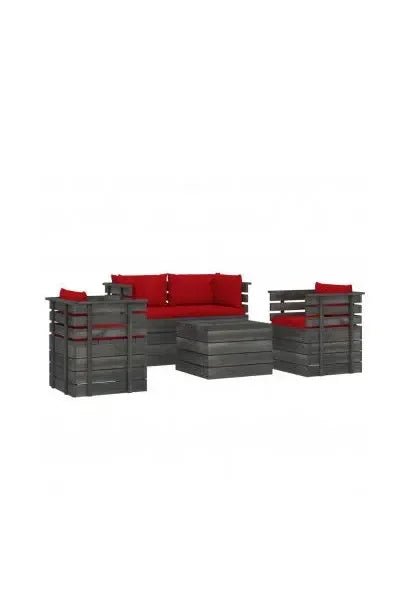 vidaxl_3061821_juego_de_muebles_de_jardín_de_mesa_y_sofás_de_palets_de_pino_con_cojines_rojos_vida_xl_0