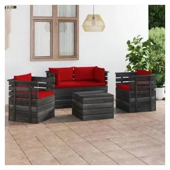 vidaxl_3061821_juego_de_muebles_de_jardín_de_mesa_y_sofás_de_palets_de_pino_con_cojines_rojos_vida_xl_1
