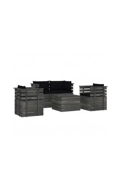 vidaxl_3061822_conjunto_de_muebles_para_jardín_de_palets_de_pino_gris_con_cojines_negros_vida_xl_0