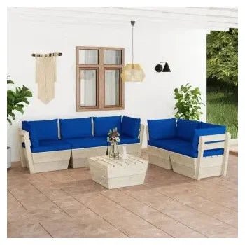 vidaxl_3063526_conjunto_de_sofás_con_mesa_para_jardín_de_palés_en_madera_de_abeto_de_6_piezas_y_cojines_en_azul_1