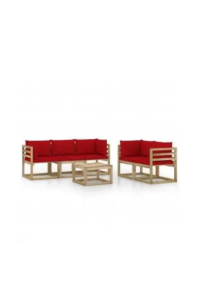 vidaxl_3065125_juego_de_muebles_de_jardín_6_piezas_de_madera_de_pino_con_cojines_color_rojo_0