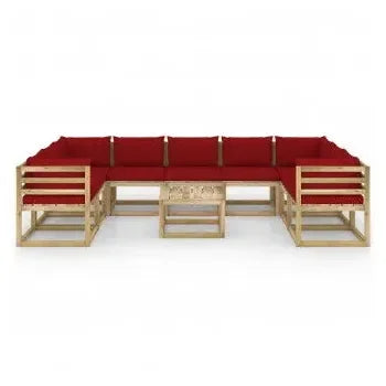 vidaxl_3065224_conjunto_mobiliario_para_el_jardÃn_fabricado_en_madera_de_pino_con_cojines_en_color_rojo_vida_xl_2