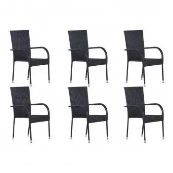 vidaxl_3068807_juego_de_comedor_de_6_sillas_de_acero_color_negro_y_mesa_de_madera_acabado_natural_5