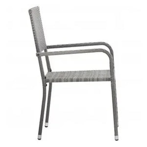 vidaxl_3072498_mesa_de_acacia_con_4_sillas_fabricadas_en_ratán_y_acero_150x_72x90_cm_gris_antracita_6