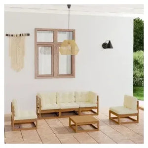 vidaxl_3076447_conjunto_de_jardín_de_6_piezas_de_mesa_con_sofás_de_pino_marrón_miel_y_cojines_crema_1