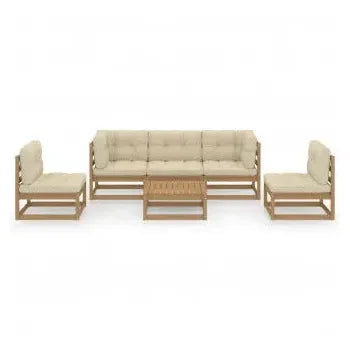 vidaxl_3076447_conjunto_de_jardín_de_6_piezas_de_mesa_con_sofás_de_pino_marrón_miel_y_cojines_crema_2