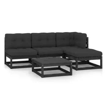 vidaxl_3076543_juego_de_muebles_para_jardín_de_5_piezas_con_cojines_fabricado_en_madera_y_tela_de_color_negro_y_gris_antracita_2