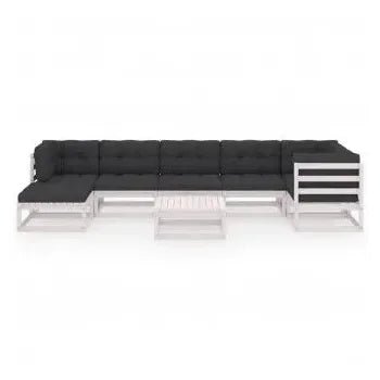 vidaxl_3076750_conjunto_de_muebles_de_madera_para_jardín_color_blanco_con_cojines_de_poliéster_gris_vida_xl_2
