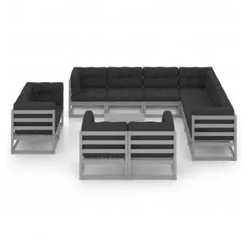 vidaxl_3077001_conjunto_de_muebles_para_el_jardín_con_12_piezas_fabricado_en_madera_de_color_gris_antracita_vida_xl_2