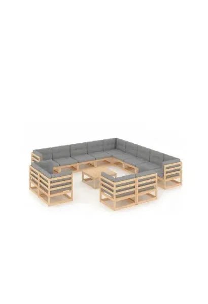 vidaxl_3077019_conjunto_para_jardín_con_14_piezas_fabricado_en_madera_de_pino_en_color_gris_vida_xl_0