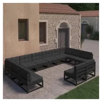 vidaxl_3077238_conjunto_de_muebles_de_jardín_13_piezas_de_madera_de_pino_negra_con_cojines_vida_xl_1
