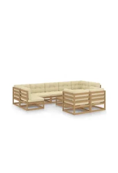 vidaxl_3077262_conjunto_de_jardín_de_9_sofás_con_cojines_y_mesa_de_madera_color_marrón_miel_0