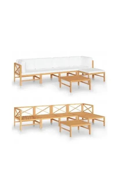 vidaxl_3087242_conjunto_de_sofás_con_mesa_para_jardín_de_6_piezas_de_madera_de_teca_y_cojines_blanco_crema_0