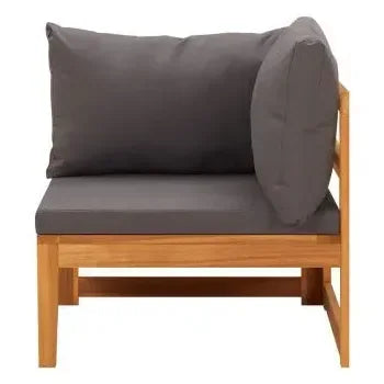 vidaxl_3087275_conjunto_de_muebles_de_exterior_en_madera_de_acacia_con_1_mesa_2_bancos_y_2_sofás_de_esquina_con_cojines_grises_3