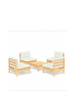 vidaxl_3096034_conjunto_para_jardín_de_5_piezas_de_mesa_con_sofás_en_madera_de_pino_con_cojines_color_crema_0