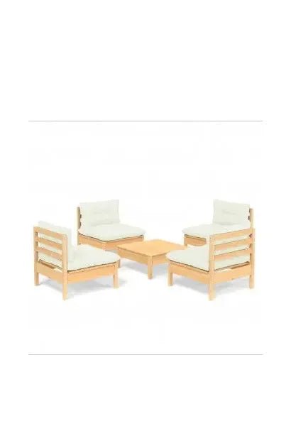 vidaxl_3096034_conjunto_para_jardín_de_5_piezas_de_mesa_con_sofás_en_madera_de_pino_con_cojines_color_crema_0