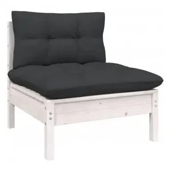 vidaxl_3096131_conjunto_de_mesa_y_sofás_para_exteriores_de_pino_blanco_con_cojines_gris_antracita_2