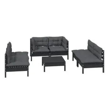 vidaxl_3096218_juego_de_muebles_para_jardín_fabricado_en_madera_y_tela_de_7_piezas_color_negro_y_gris_oscuro_2