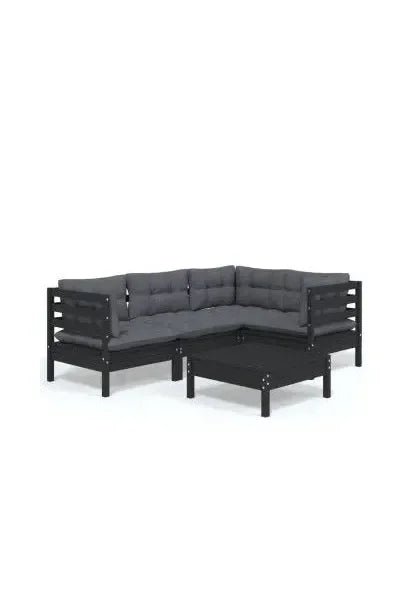 vidaxl_3096380_juego_de_muebles_para_jardín_5_piezas_con_cojines_y_mesa_color_gris_oscuro_y_negro_0