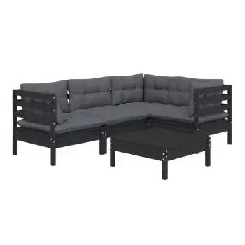 vidaxl_3096380_juego_de_muebles_para_jardín_5_piezas_con_cojines_y_mesa_color_gris_oscuro_y_negro_2