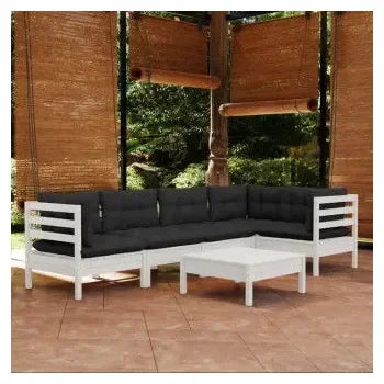 vidaxl_3096389_conjunto_de_jardín_de_6_piezas_de_mesa_con_sofás_de_madera_de_pino_blancos_y_cojines_color_gris_antracita_1