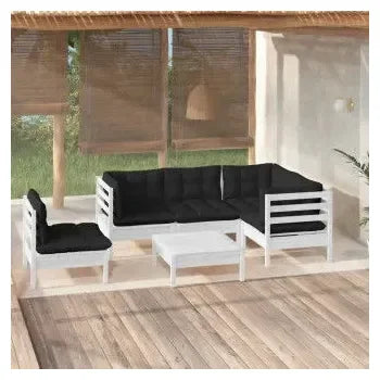 vidaxl_3096413_conjunto_para_jardín_de_6_piezas_de_mesa_con_sofás_de_madera_de_pino_blancos_y_cojines_color_gris_antracita_1