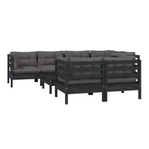vidaxl_3096500_juego_de_sillones_para_jardín_de_8_piezas_hecho_en_madera_color_negro_y_cojines_color_gris_oscuro_vida_xl_2