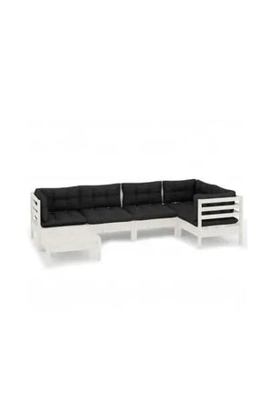 vidaxl_3096539_conjunto_para_jardín_de_6_piezas_de_mesa_con_sofás_de_madera_de_pino_blancos_y_cojines_gris_antracita_0