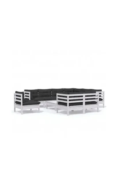 vidaxl_3096774_kit_de_muebles_para_jardín_de_madera_maciza_de_pino_color_gris_antracita_10_piezas_0