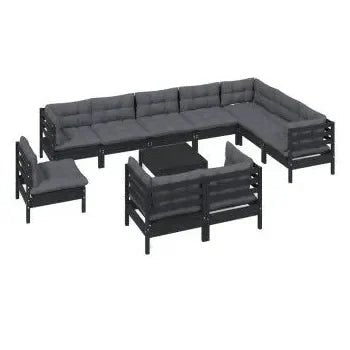 vidaxl_3096789_juego_de_muebles_para_jardín_11_piezas_con_cojines_y_mesa_hecho_en_madera_color_negro_y_gris_oscuro_2