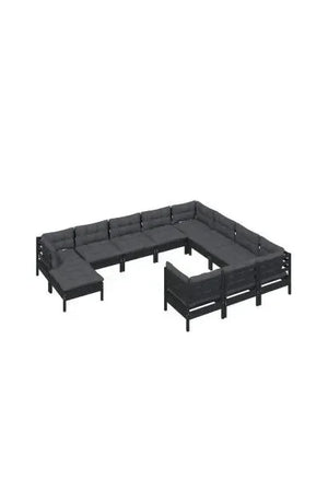 vidaxl_3097047_juego_de_sillones_para_jardín_de_11_piezas_hecho_en_madera_con_reposapiés_color_negro_y_cojines_color_gris_oscuro_0