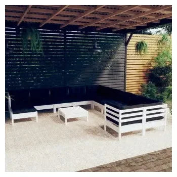 vidaxl_3097062_juego_de_muebles_para_jardín_de_madera_maciza_de_pino_color_blanco_y_gris_antracita_12_piezas_1