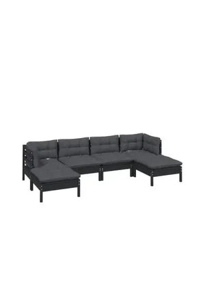 vidaxl_3097083_set_de_sillones_para_jardín_de_6_piezas_hecho_en_madera_con_reposapiés_color_negro_y_cojines_color_gris_oscuro_0