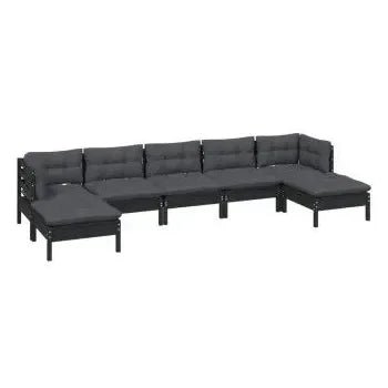 vidaxl_3097095_juego_de_sillones_con_reposapiés_para_jardín_de_7_piezas_hecho_en_madera_color_negro_y_cojines_grises_oscuros_2