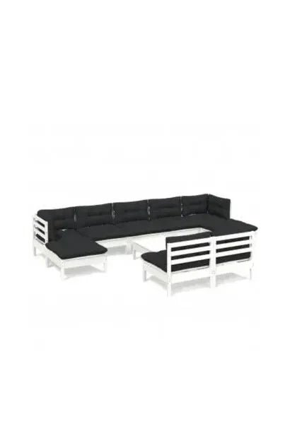 vidaxl_3097110_juego_de_muebles_de_jardín_de_madera_maciza_de_pino_color_gris_antracita_10_piezas_0
