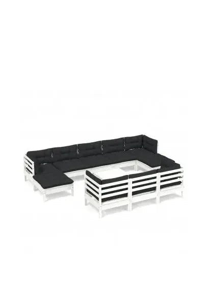 vidaxl_3097146_juego_de_muebles_para_jardín_de_madera_maciza_de_pino_de_color_blanco_y_gris_antracita_11_piezas_0